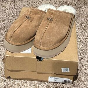 UGG Tan Suede Slippers